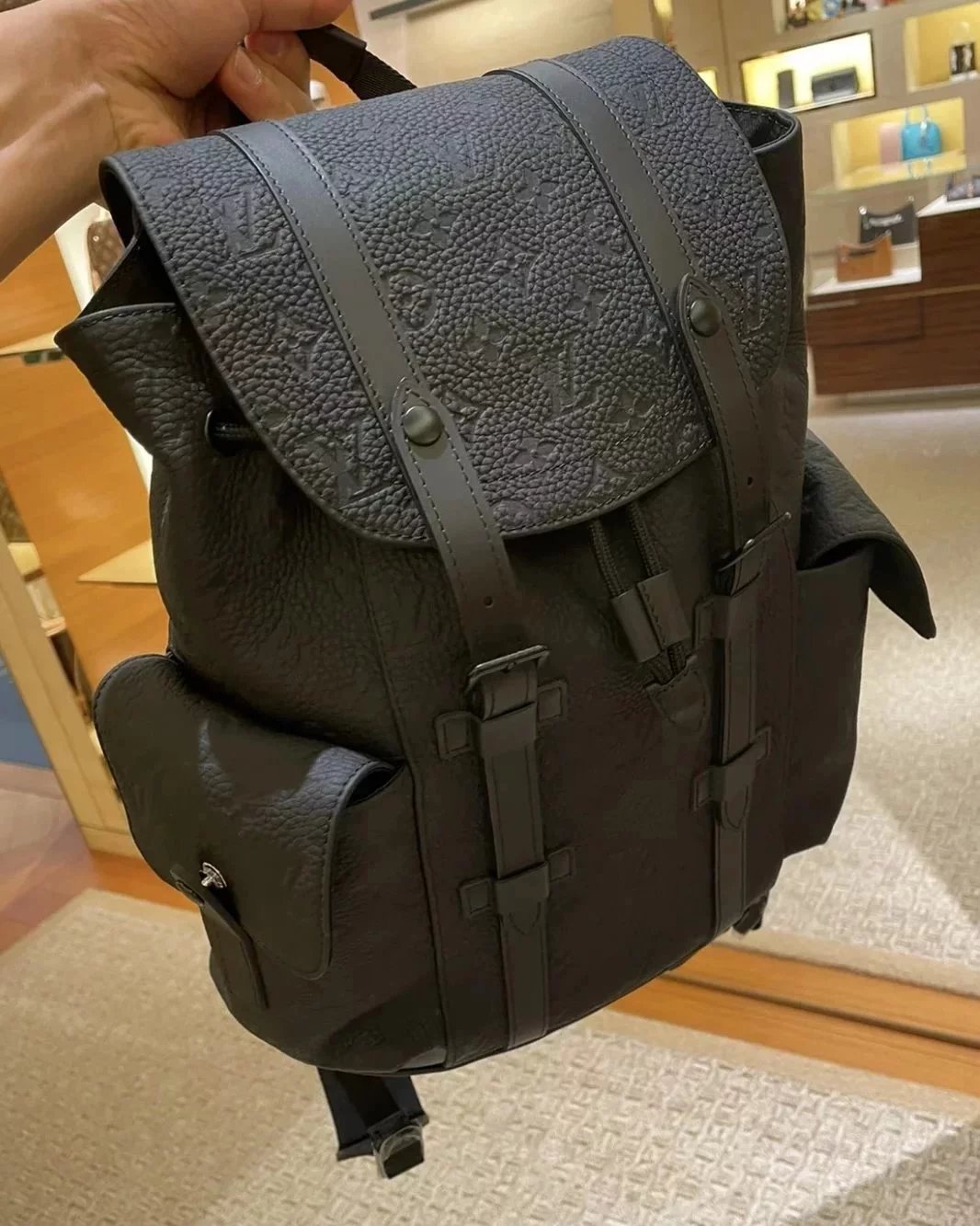 Item ID 8512 top backpack - Advanced customization - Full printed old flower flap b