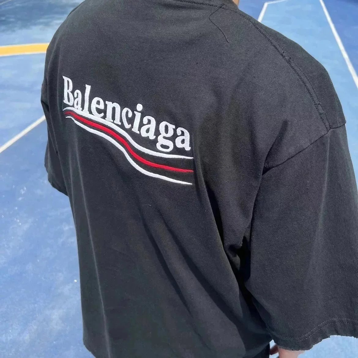 Item ID 8292 BLCG - Cola Embroidery - Short Sleeves - High Weight Short Sleeves - H