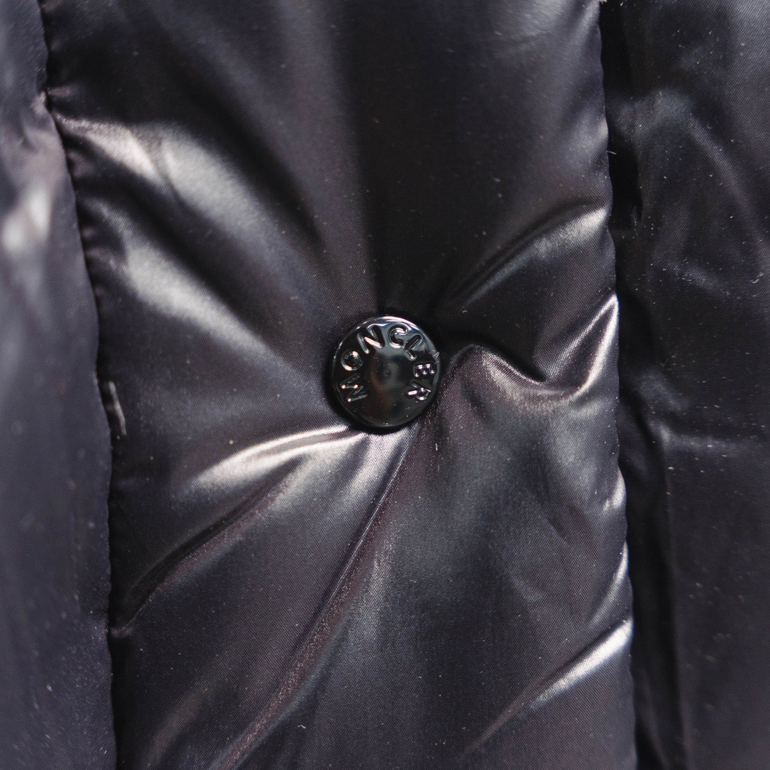 蒙口宋茜同款羽绒服__长款面包黑