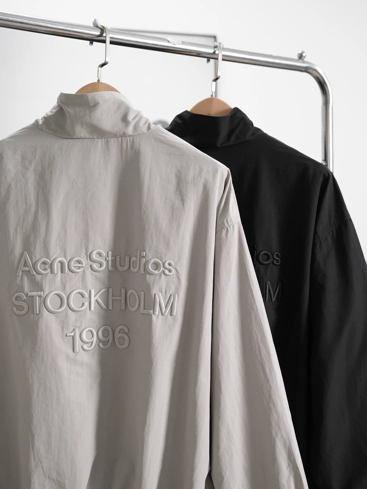 Item ID 8007 Acne Studios-SS25-1996 series back logo casual jacket _3D embroidery_
