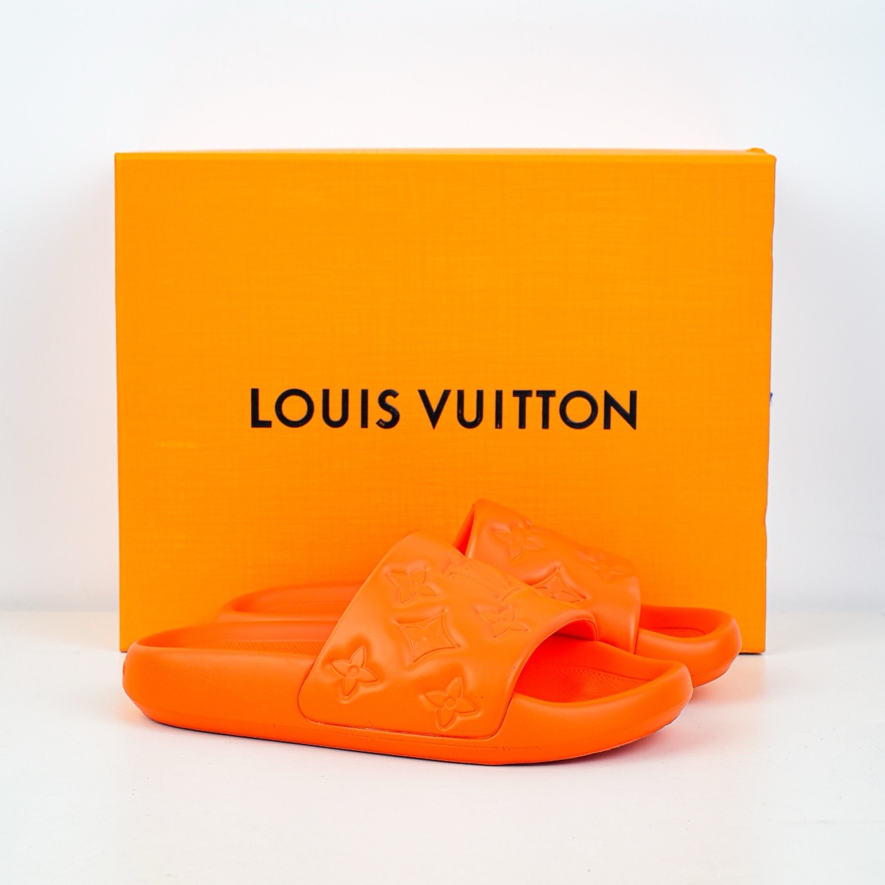 Louis Vuitton 路易威登 LV 夏季新款休闲拖鞋 橙色