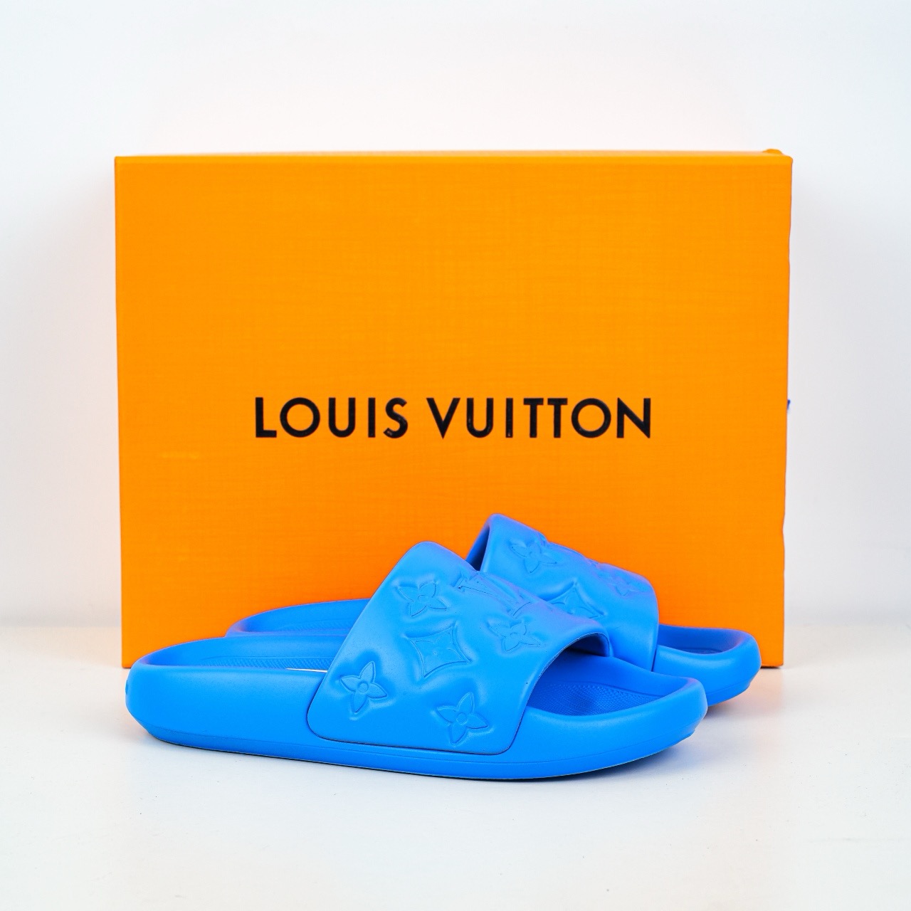 Louis Vuitton 路易威登 LV 夏季新款休闲拖鞋 蓝色
