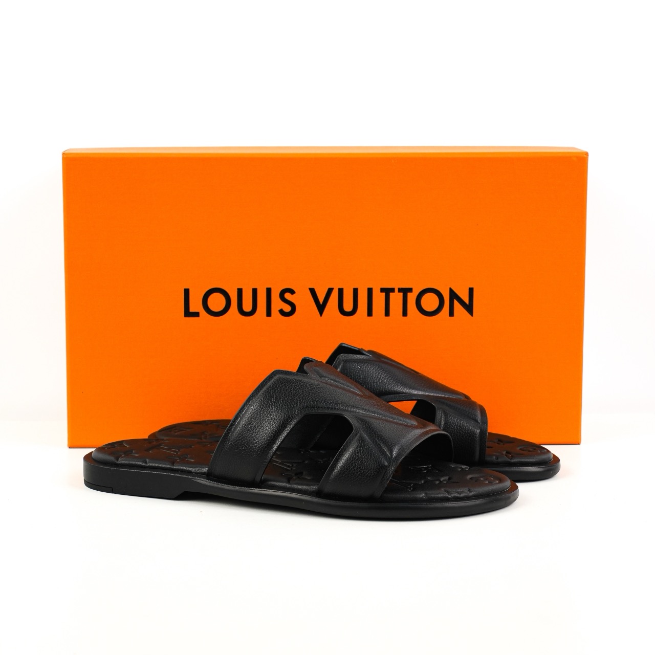 Louis Vuitton Oasis 经典系列2024最新经典款拖鞋 黑色