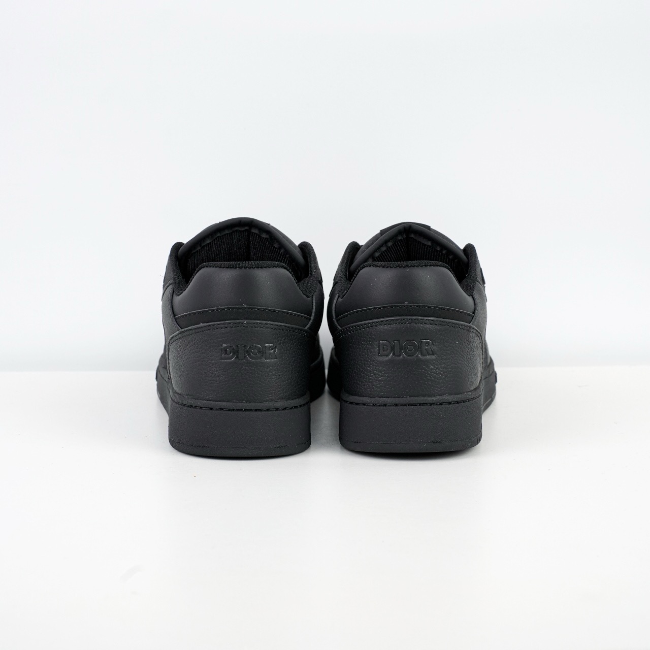 DIOR 迪奥 B27 底帮 经典者侈品休闲运动板鞋 皮革款黑色