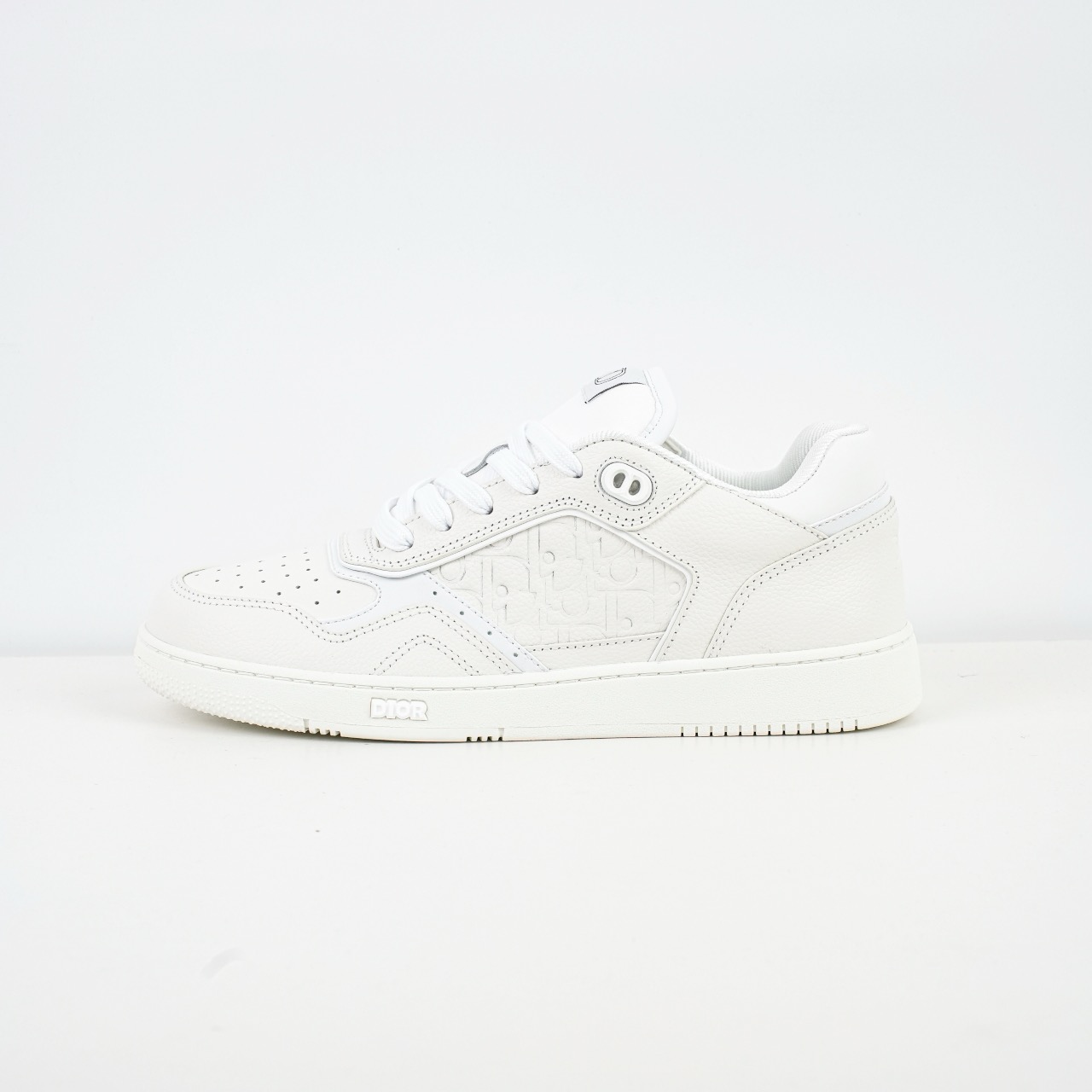 DIOR 迪奥 B27 底帮 经典者侈品休闲运动板鞋 皮革款白色