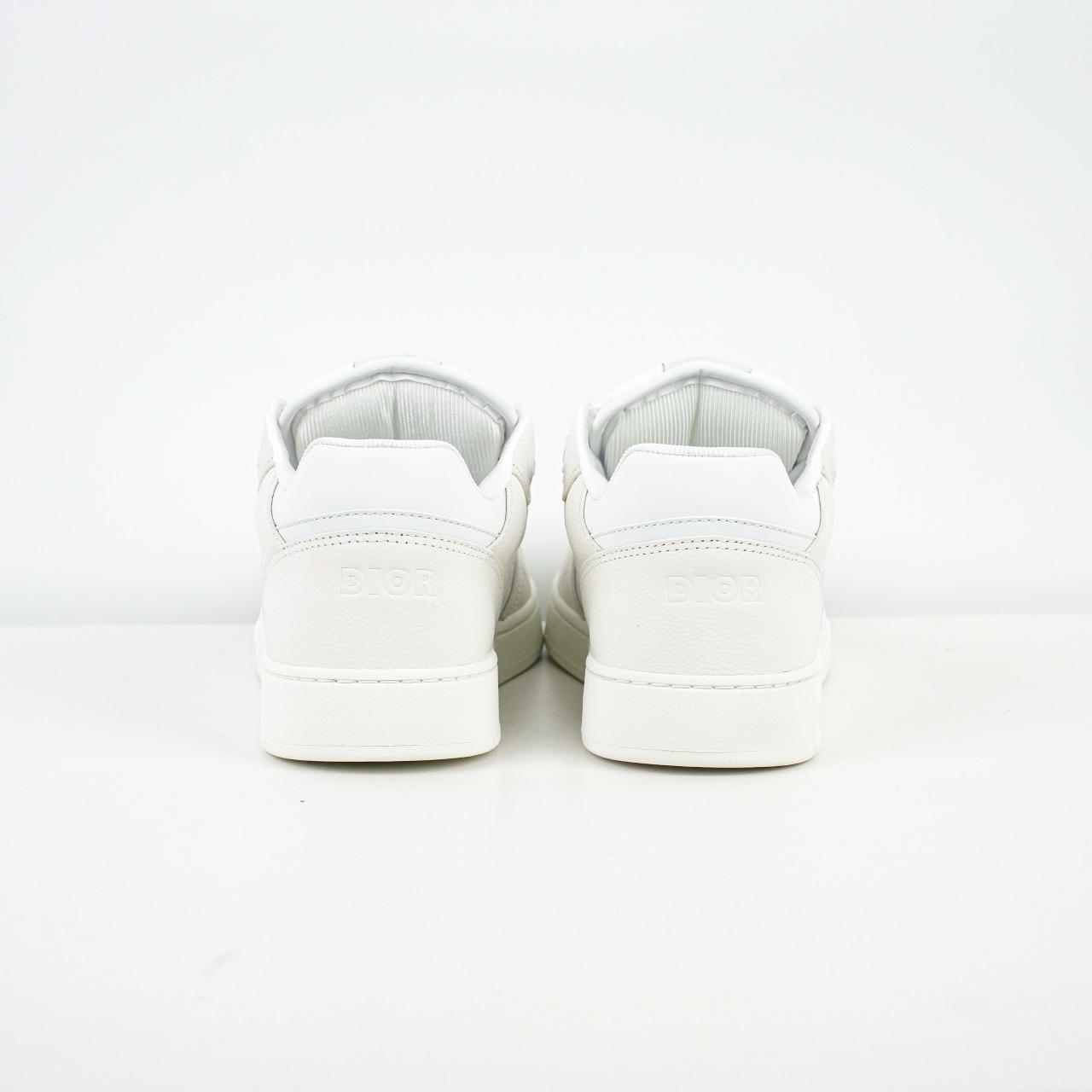 DIOR 迪奥 B27 底帮 经典者侈品休闲运动板鞋 皮革款白色