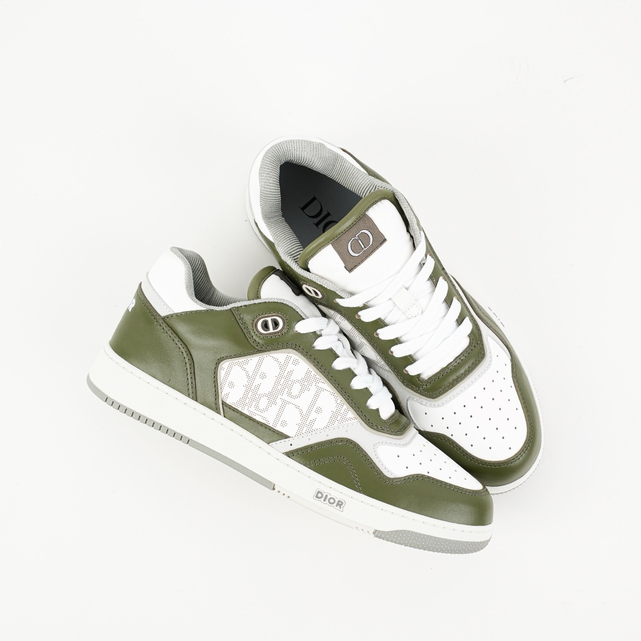 DIOR 迪奥 B27 底帮 经典者侈品休闲运动板鞋 绿色