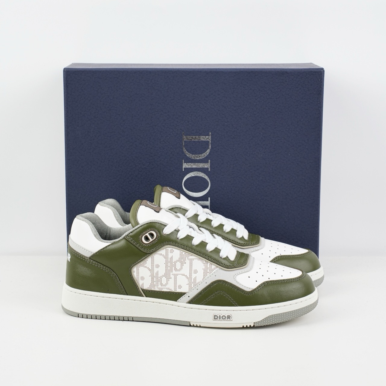 DIOR 迪奥 B27 底帮 经典者侈品休闲运动板鞋 绿色