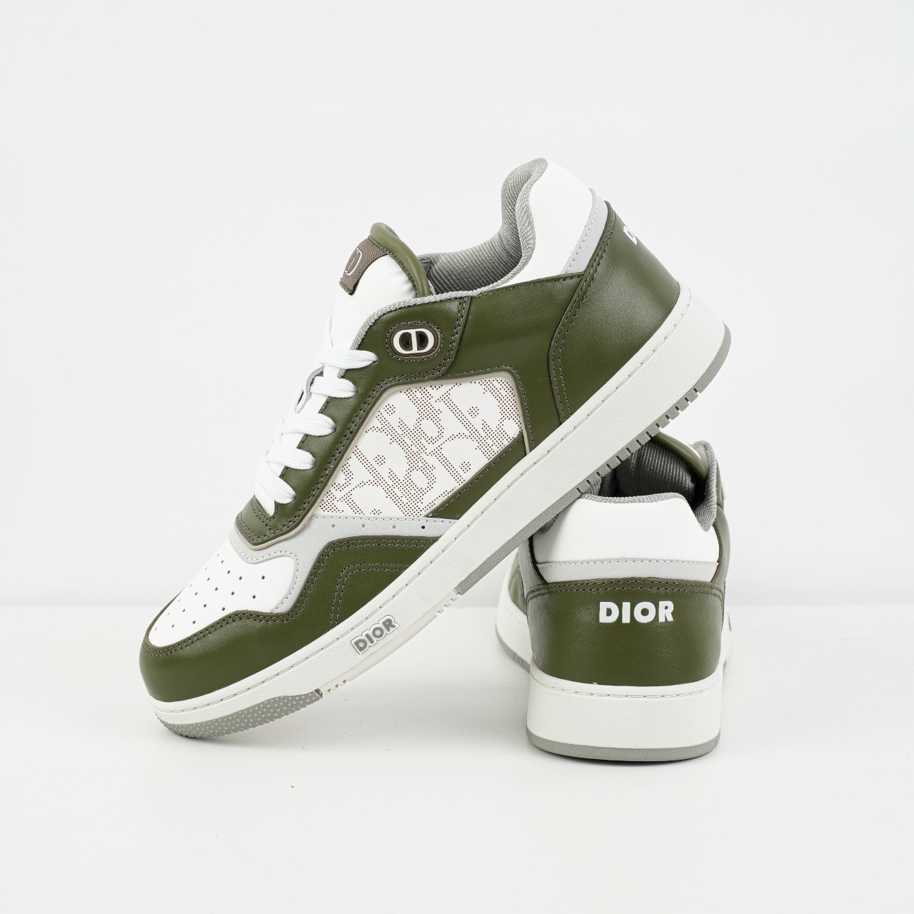 DIOR 迪奥 B27 底帮 经典者侈品休闲运动板鞋 绿色