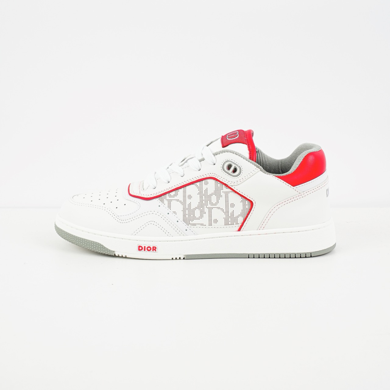 DIOR 迪奥 B27 底帮 经典者侈品休闲运动板鞋 白红