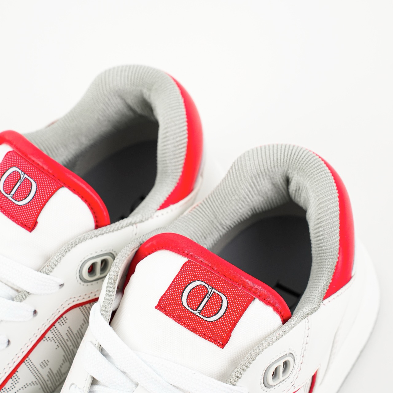 DIOR 迪奥 B27 底帮 经典者侈品休闲运动板鞋 白红