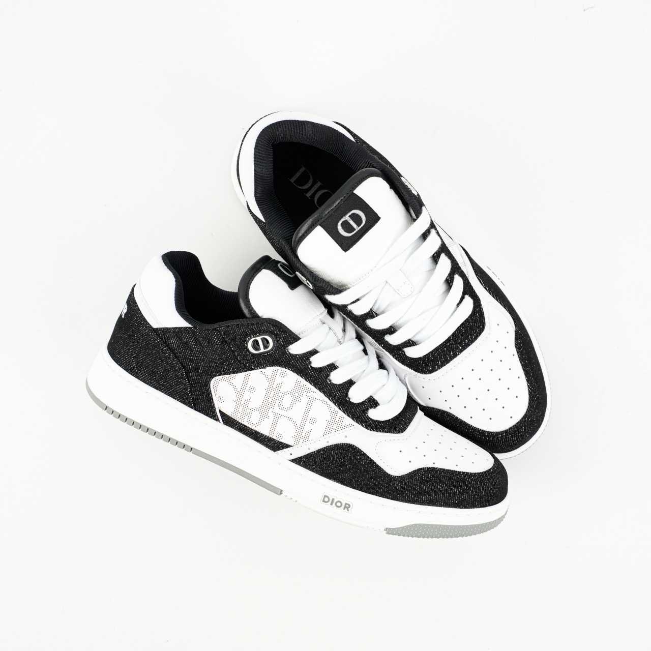 DIOR 迪奥 B27 底帮 经典者侈品休闲运动板鞋 黑白