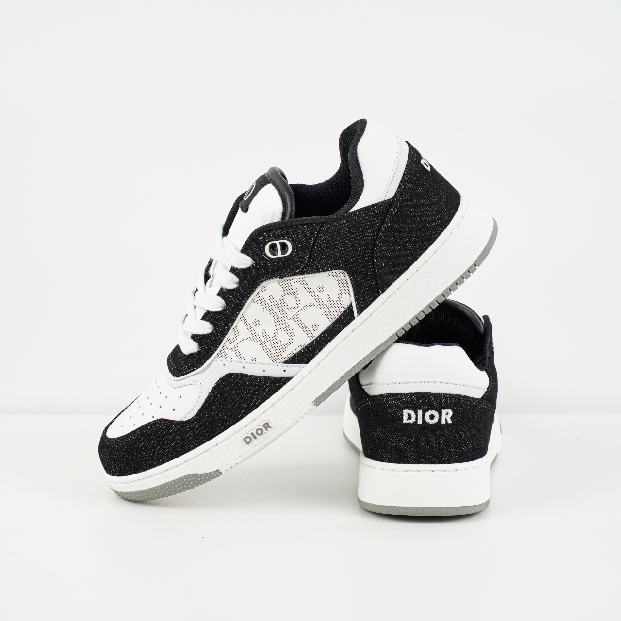 DIOR 迪奥 B27 底帮 经典者侈品休闲运动板鞋 黑白