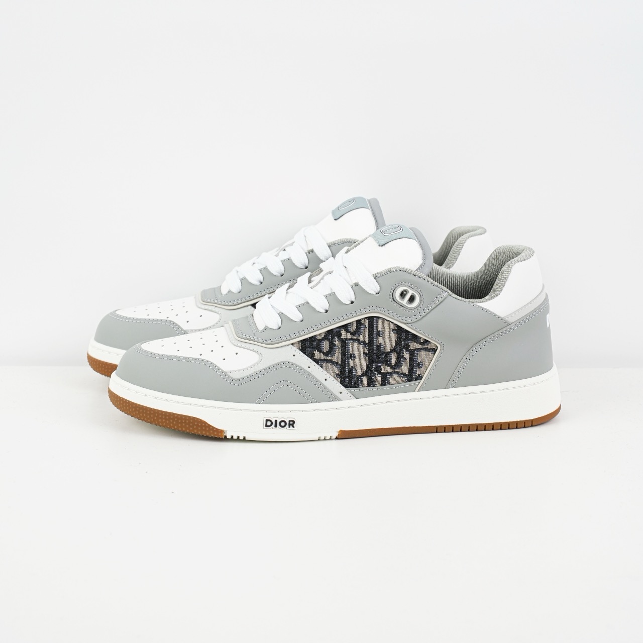 DIOR 迪奥 B27 底帮 经典者侈品休闲运动板鞋 灰白