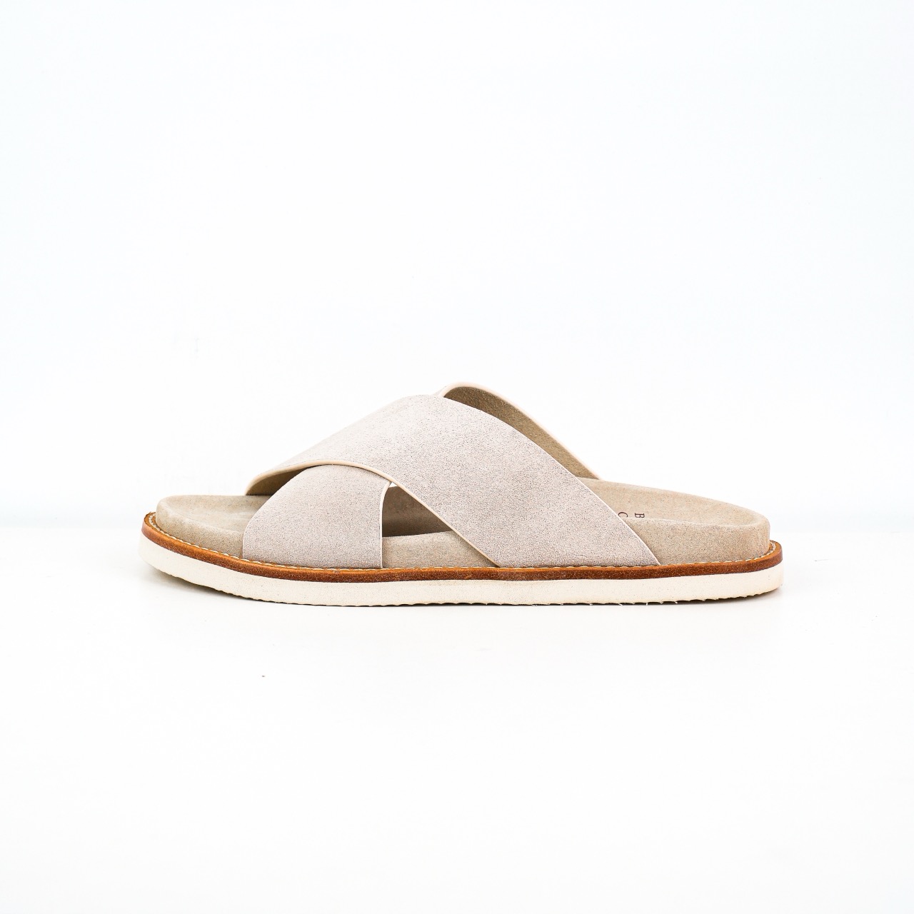 Brunello Cucinelli 双排扣凉拖 卡其色