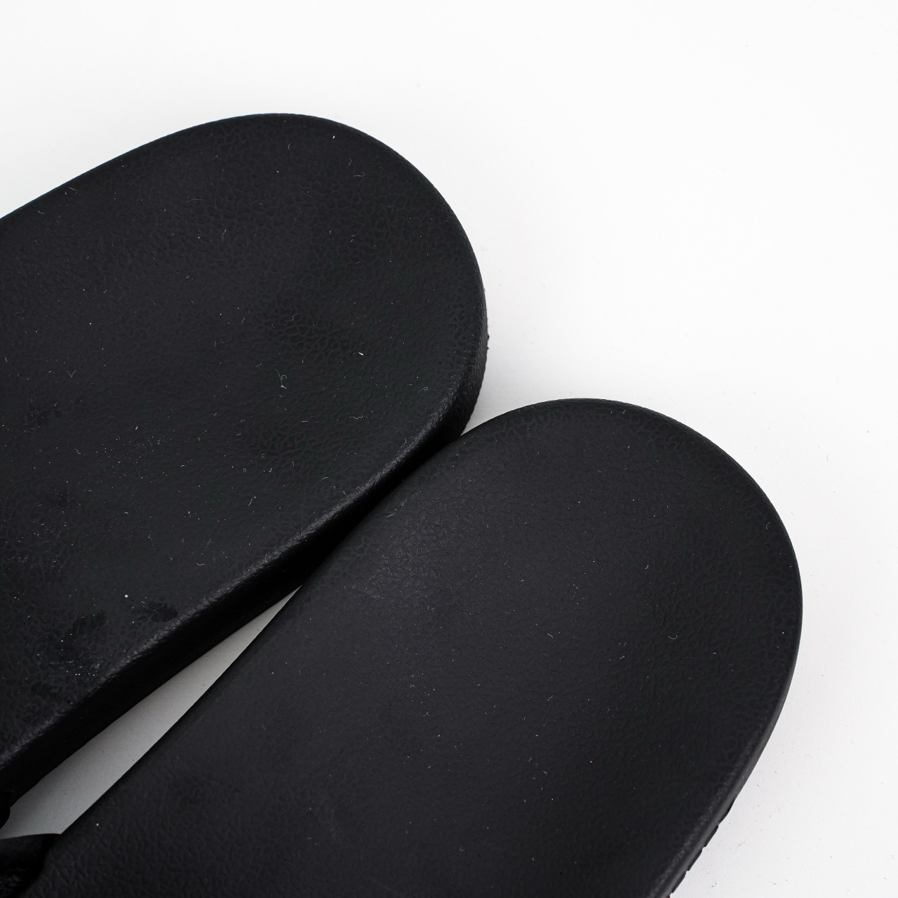 BBR格纹搭扣束带一字拖鞋