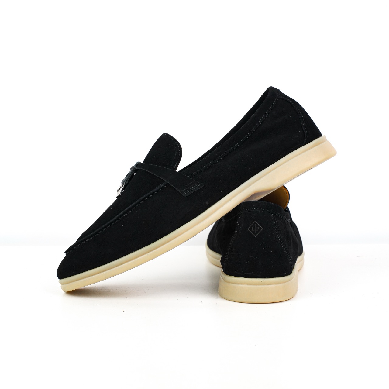 Loro Pian经典爆款lp豆豆鞋级 黑色