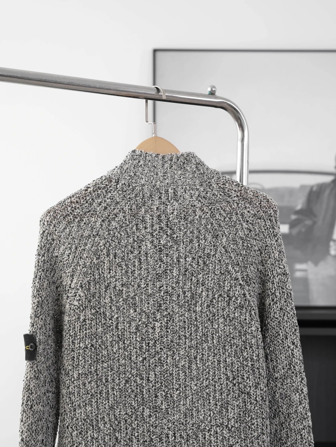 Item ID 8063 Stone-1sland - Island - _Custom woven seven types of yarn_ zipper roun