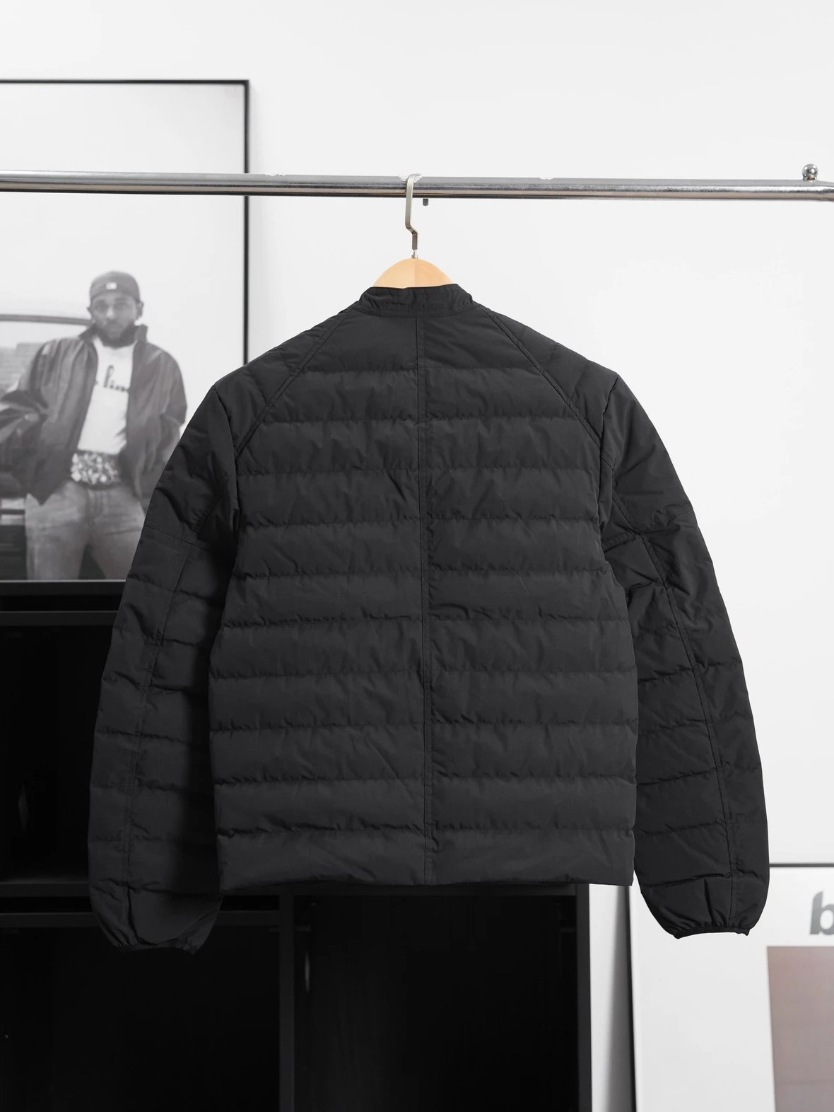 Item ID 8098 Acne SS25 Logo _National Standard 90 White Duck Down_ Solid Color Zipp