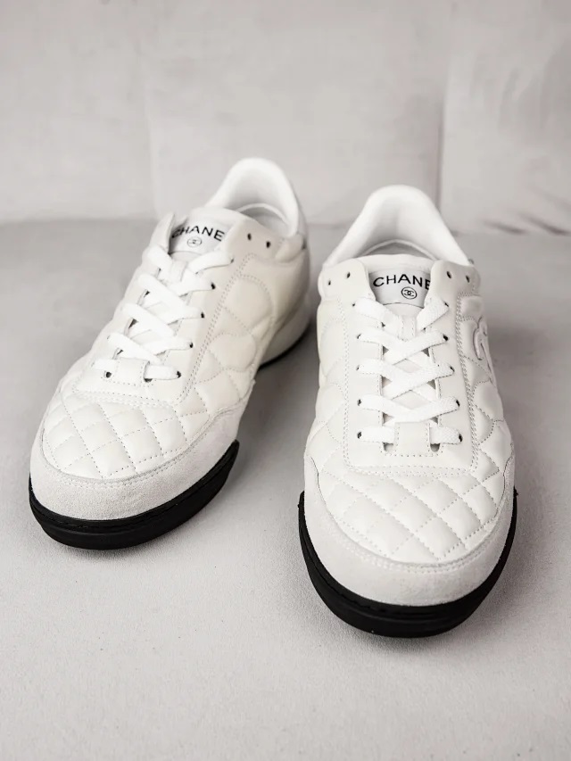 【高定系列】CHANE香奶儿 24a德训鞋 平跟 系带圆头 低帮 生活休闲鞋