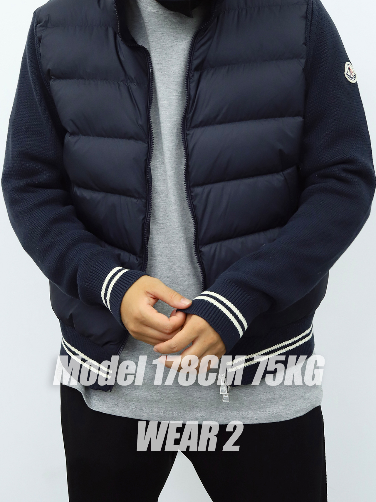 Mon Padded Corduroy Cardigan【150G goose down】