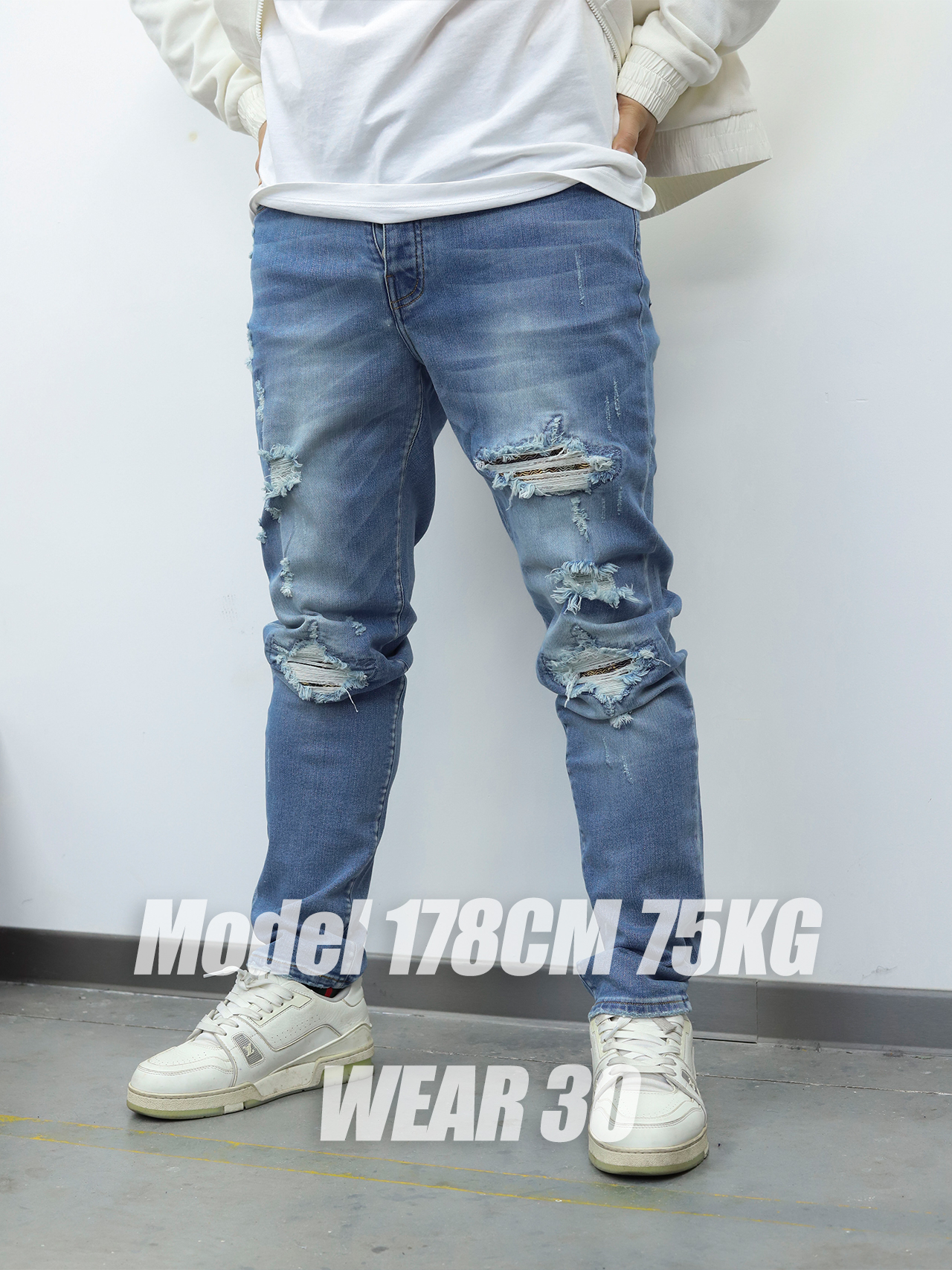 AMIRI牛仔裤 蓝色