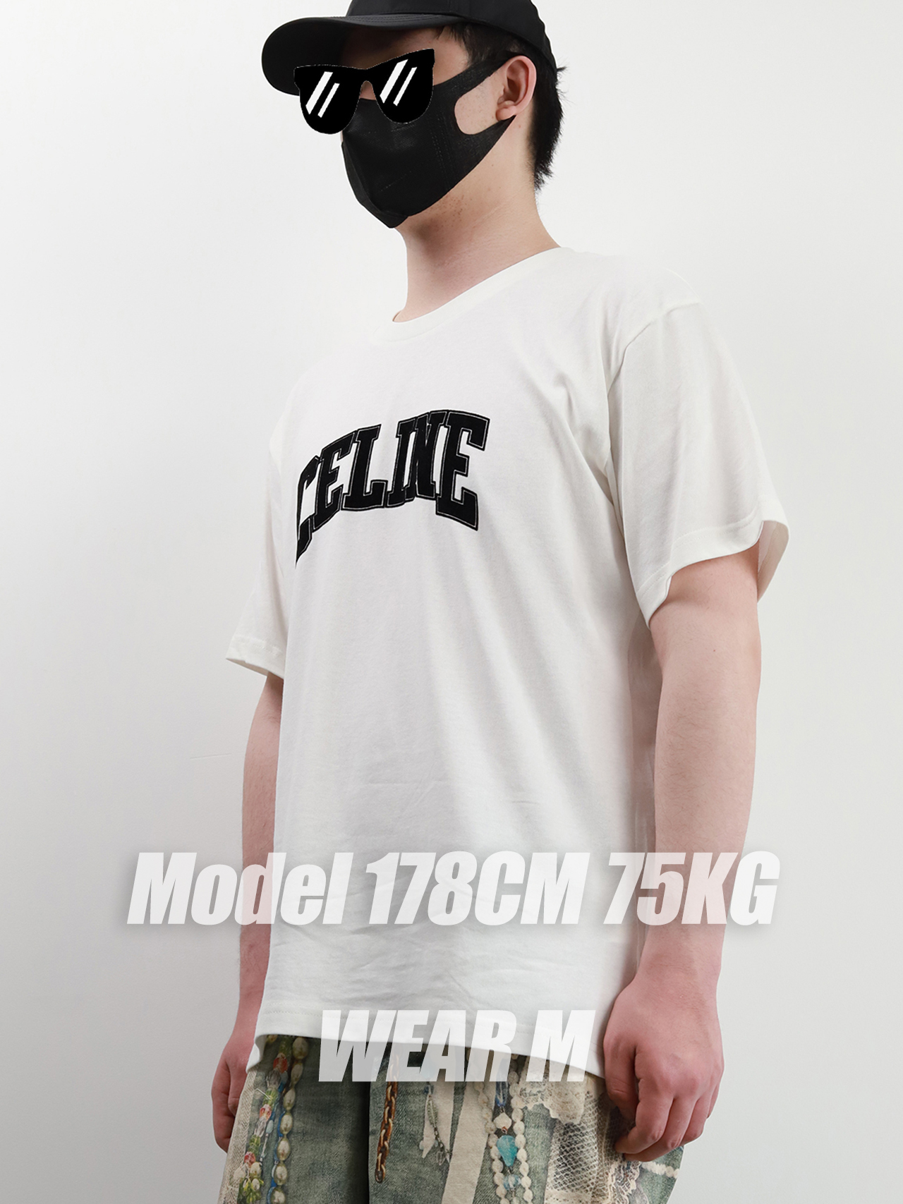 CE Flocking printing tee