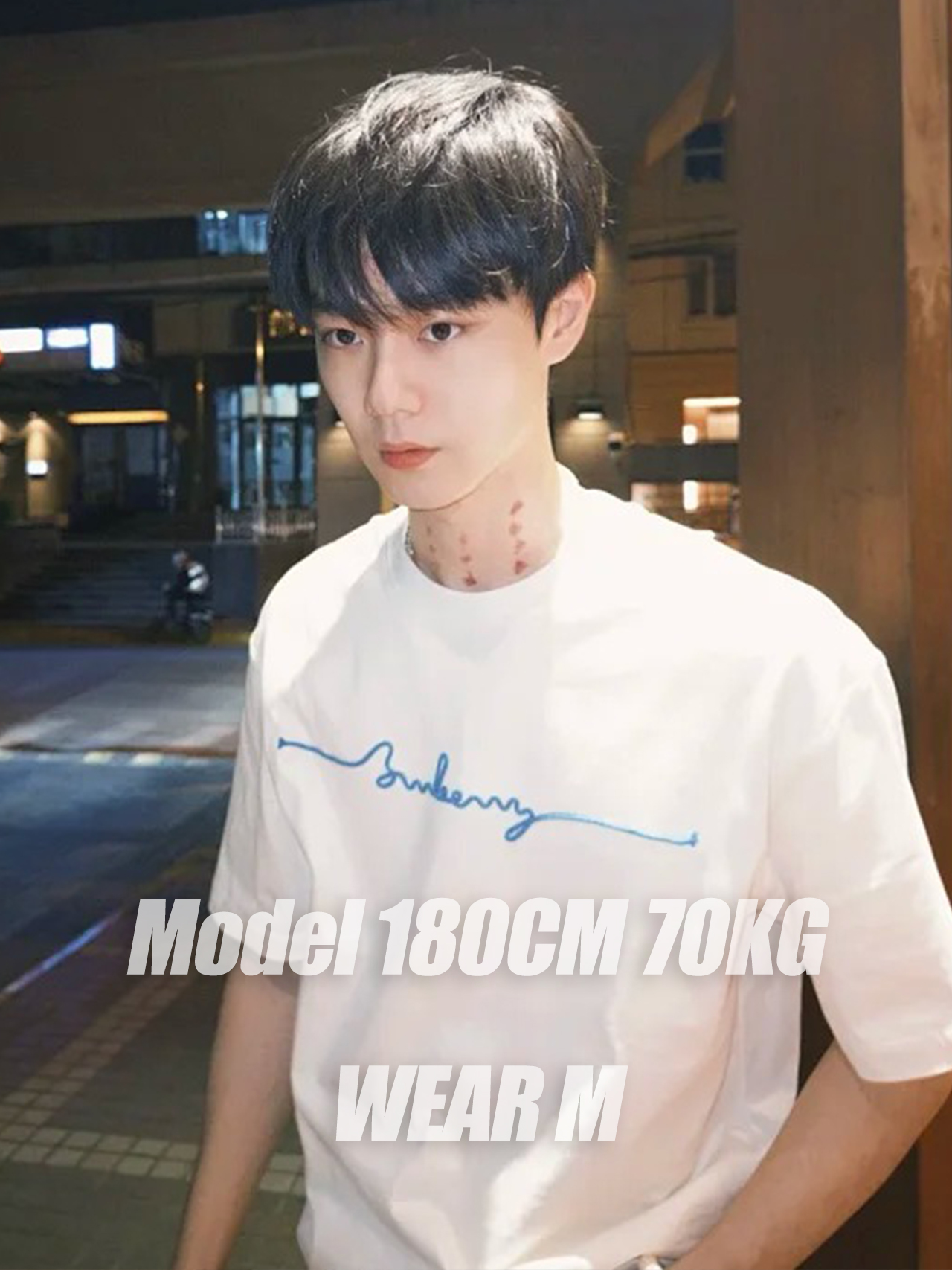 Item ID 9012 BBR SS25 letter printed round neck short sleeved shirt