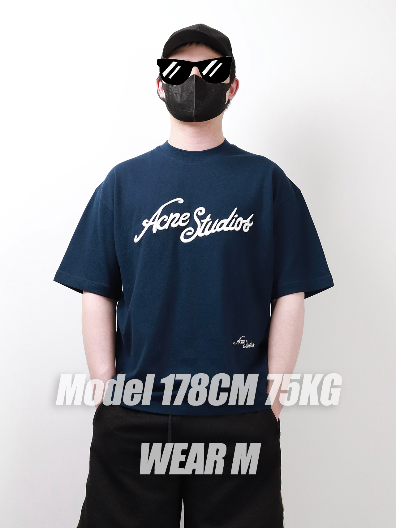 ACNE 3D Embroidery tee