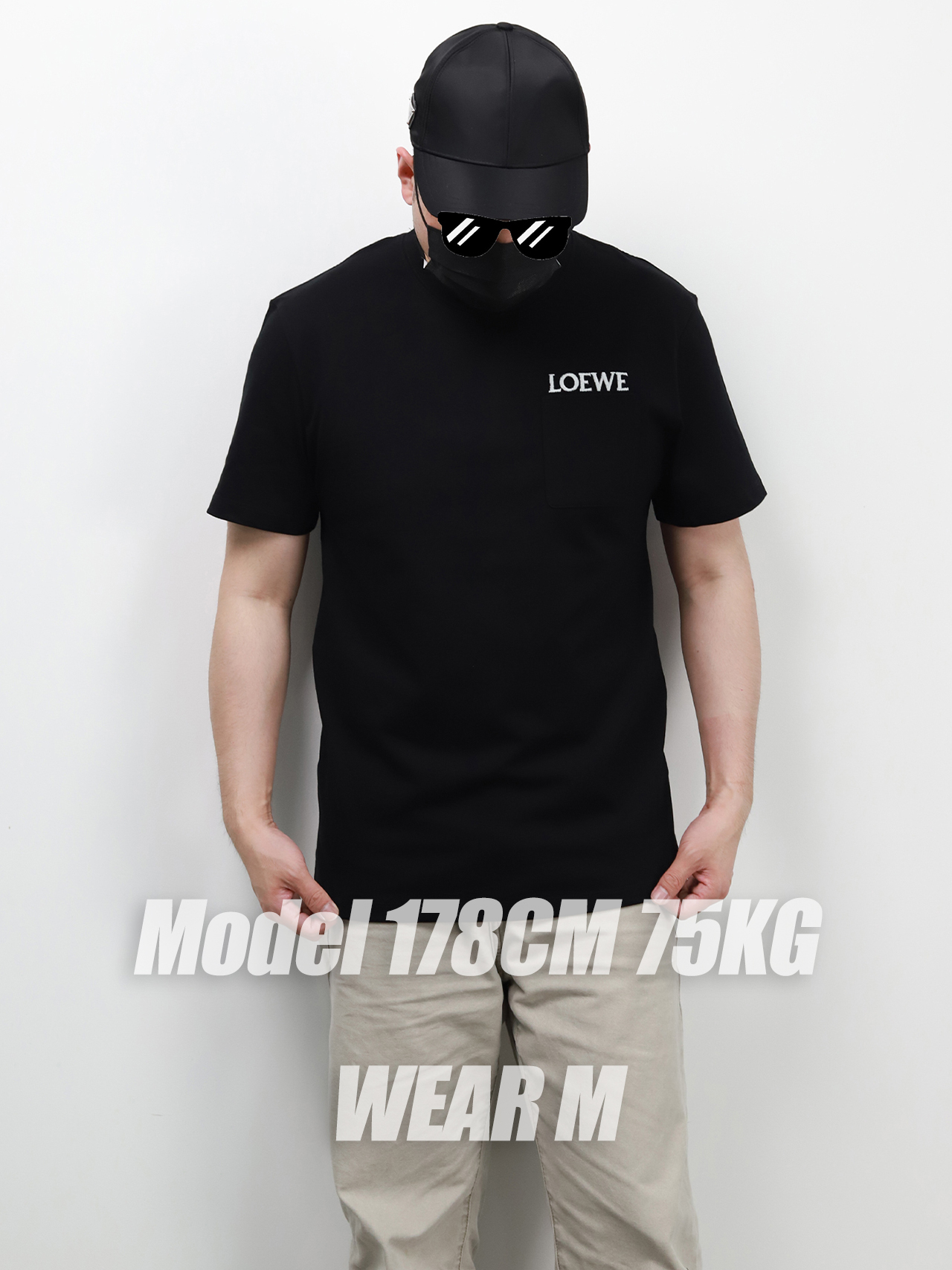Loewe pocket embroidery tee