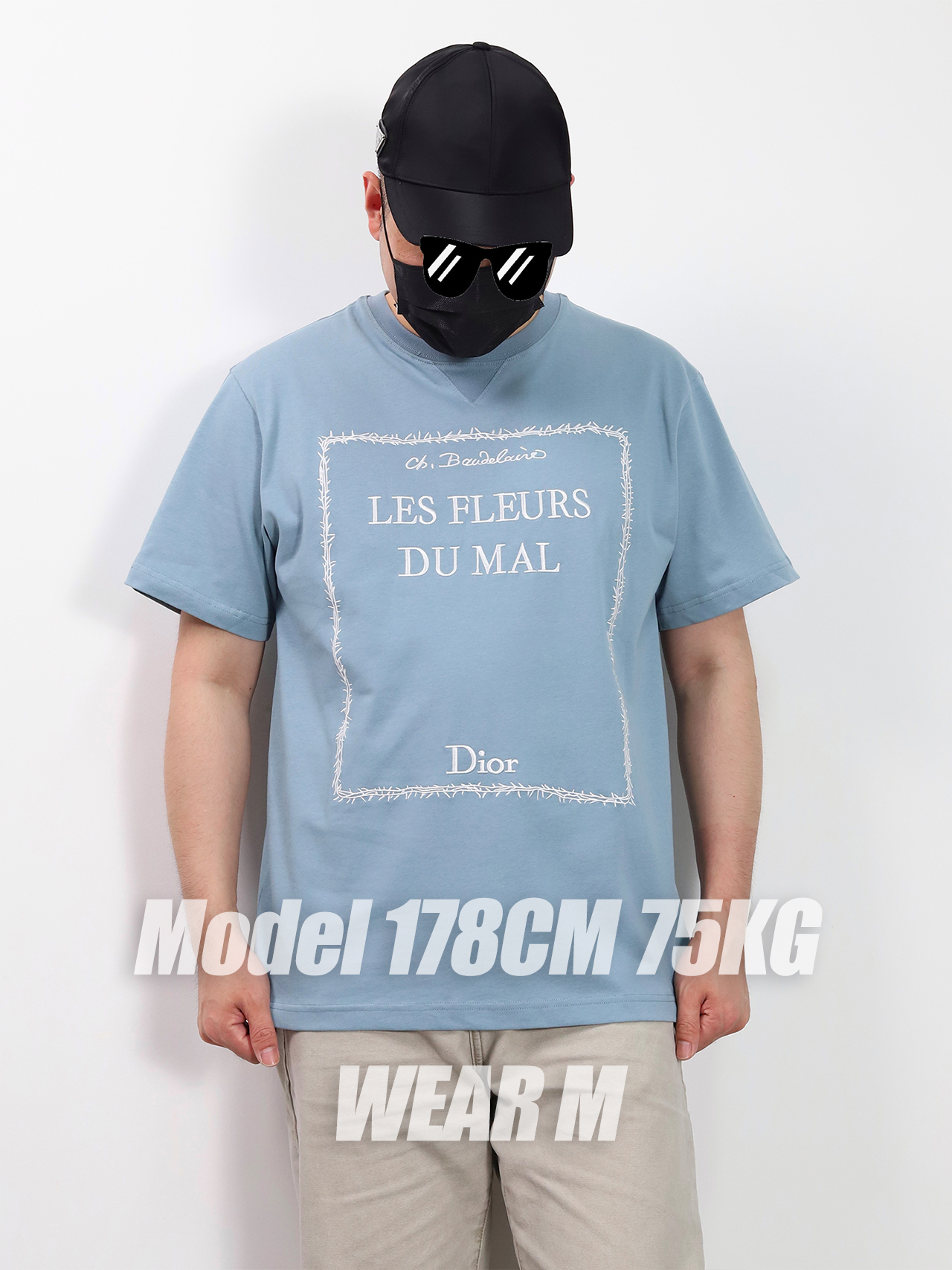D1or LES FLEURS tee