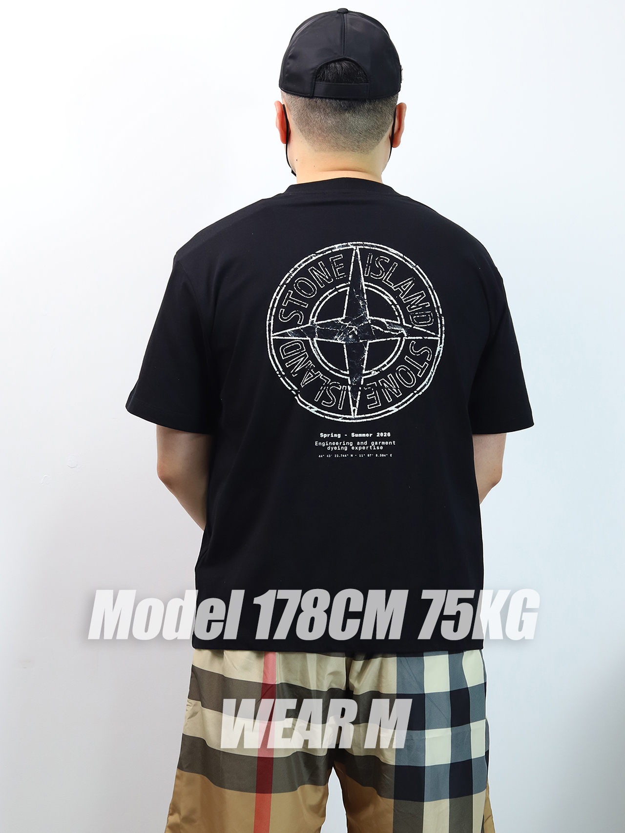 SI double fade print tee
