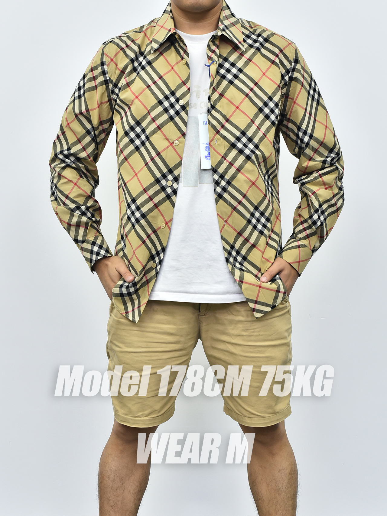 BBR格子长袖衬衫