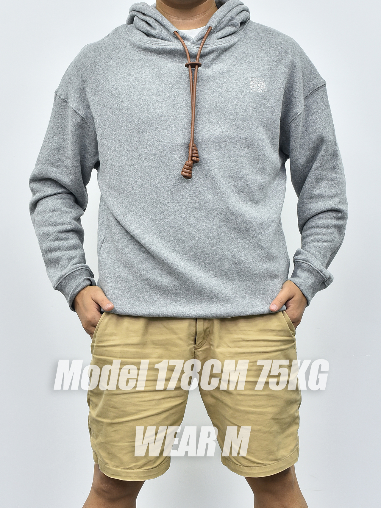 罗意威logo卫衣 灰色