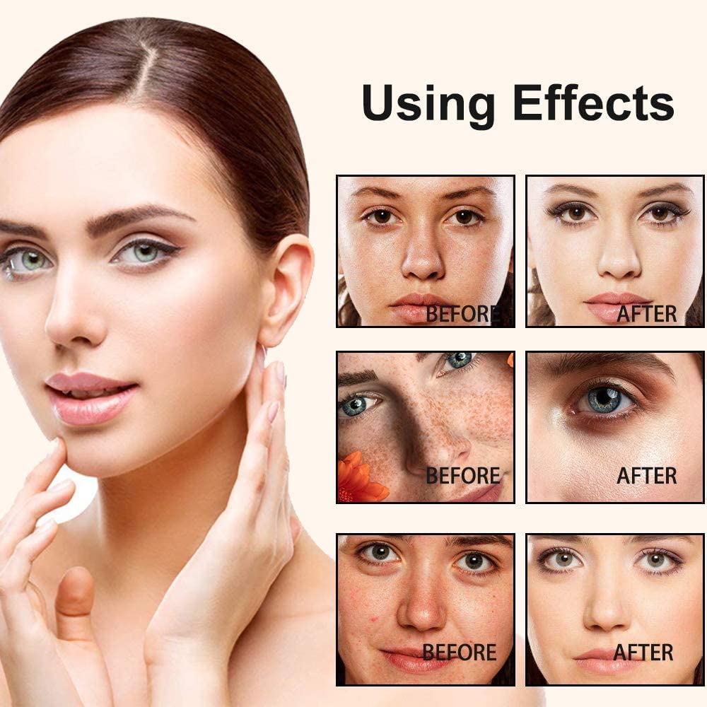 Double-effects Foundation Concealer Stick (Brush Included)