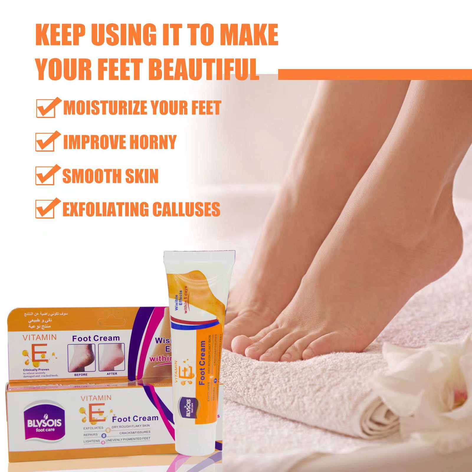 🔥Moisturizing Foot Mask Exfoliating Silicone Socks🔥One size fits all (33-43EUR/3-9.5US)