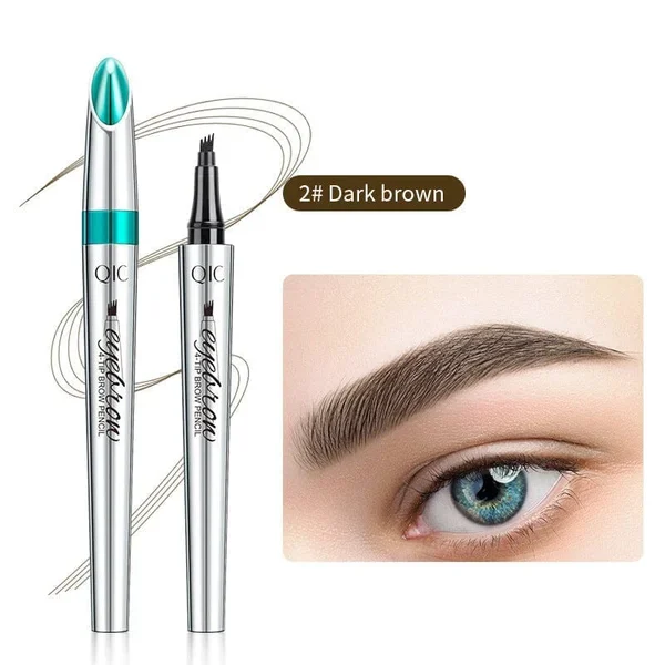 🔥2024 Hot Sale 49% off🔥3D Waterproof Microblading Eyebrow Pen 4 Fork Tip Tattoo Pencil