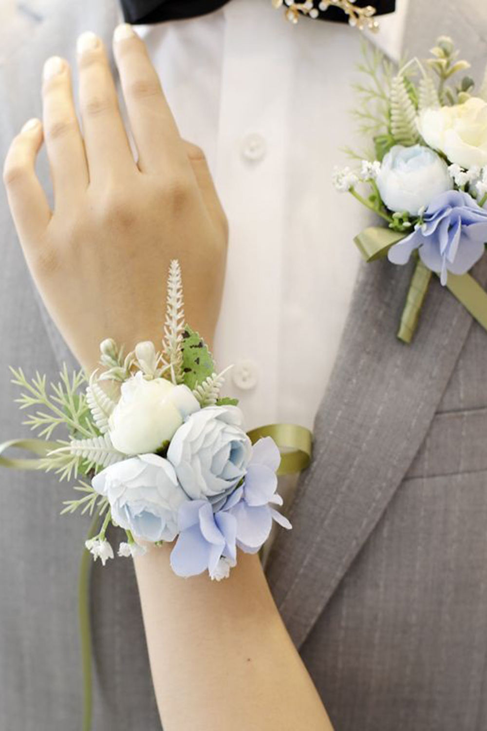 Prom Artificial Flower Wrist Corsage for Homecoming