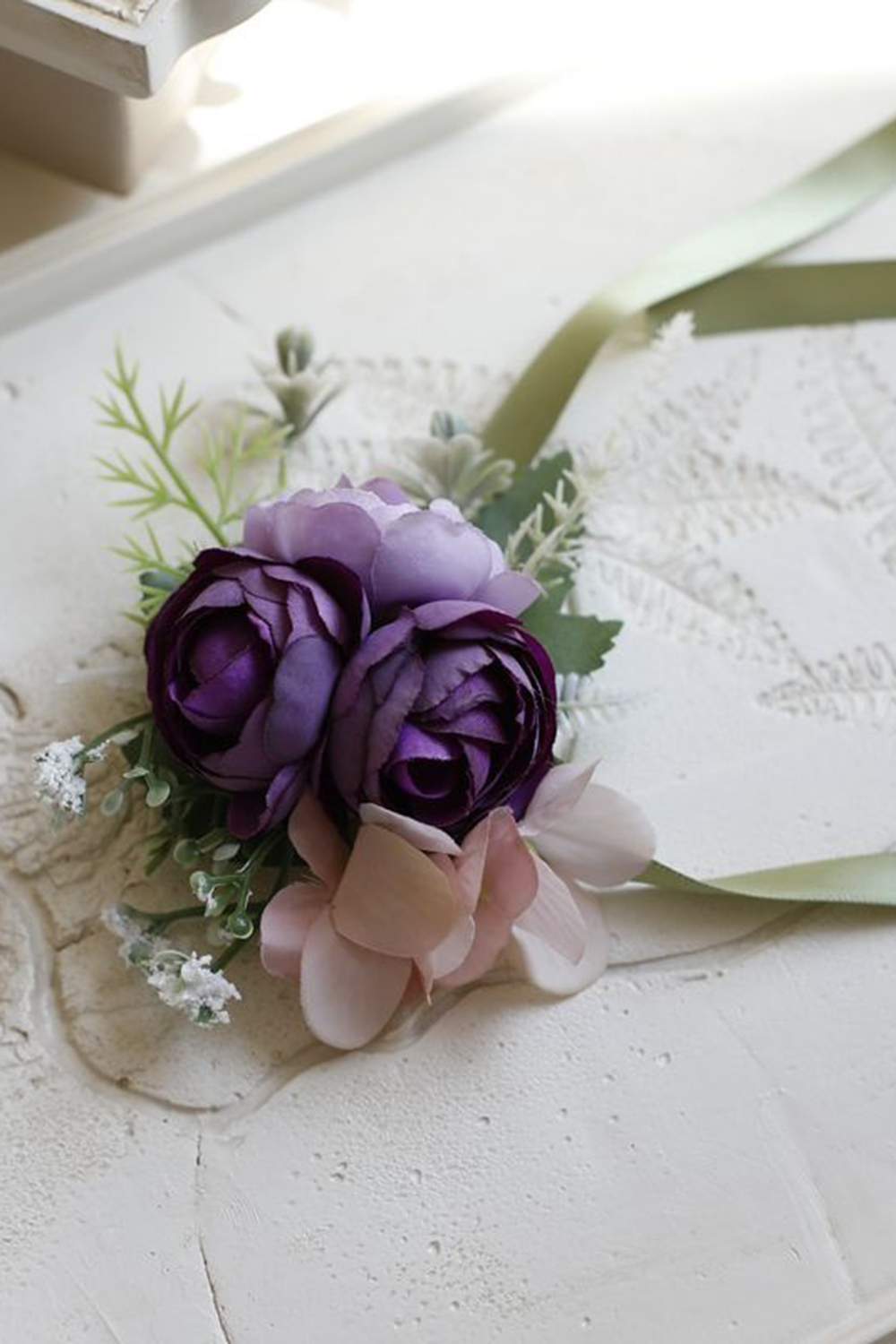 Prom Artificial Flower Wrist Corsage for Homecoming