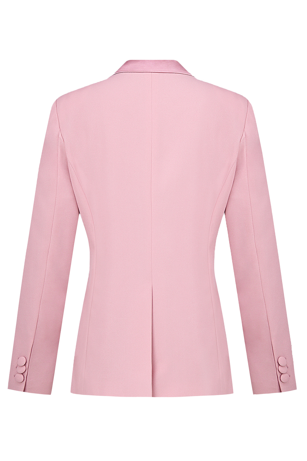 Blush Peak Lapel Double Breasted Slim Fitted Women Suits