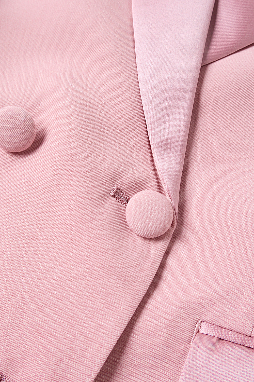 Blush Peak Lapel Double Breasted Slim Fitted Women Suits