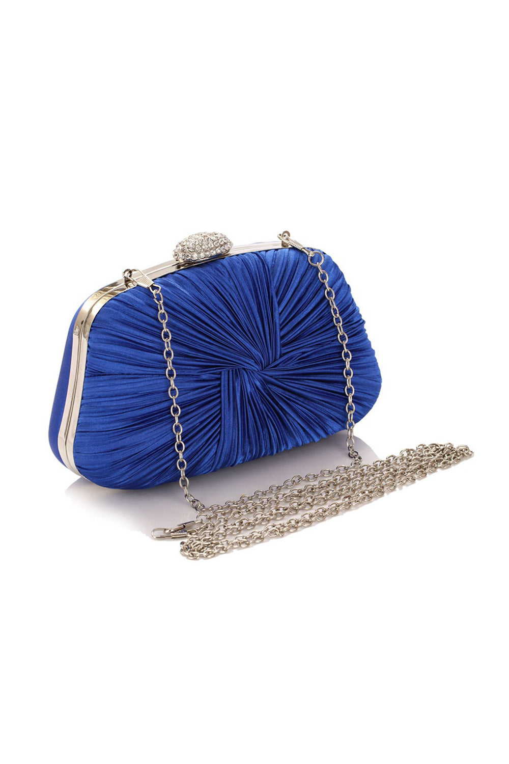 Luxury Gold Pleated Handbag