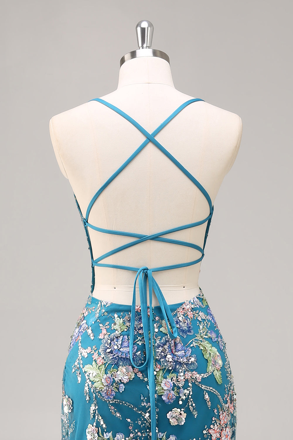 Sparkly Lilac Mermaid Long Sequins Prom Dress with Beading