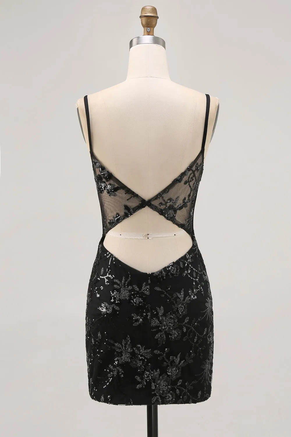Sparkly Dark Green Tight Corset Short Homecoming Dress with Sequins
