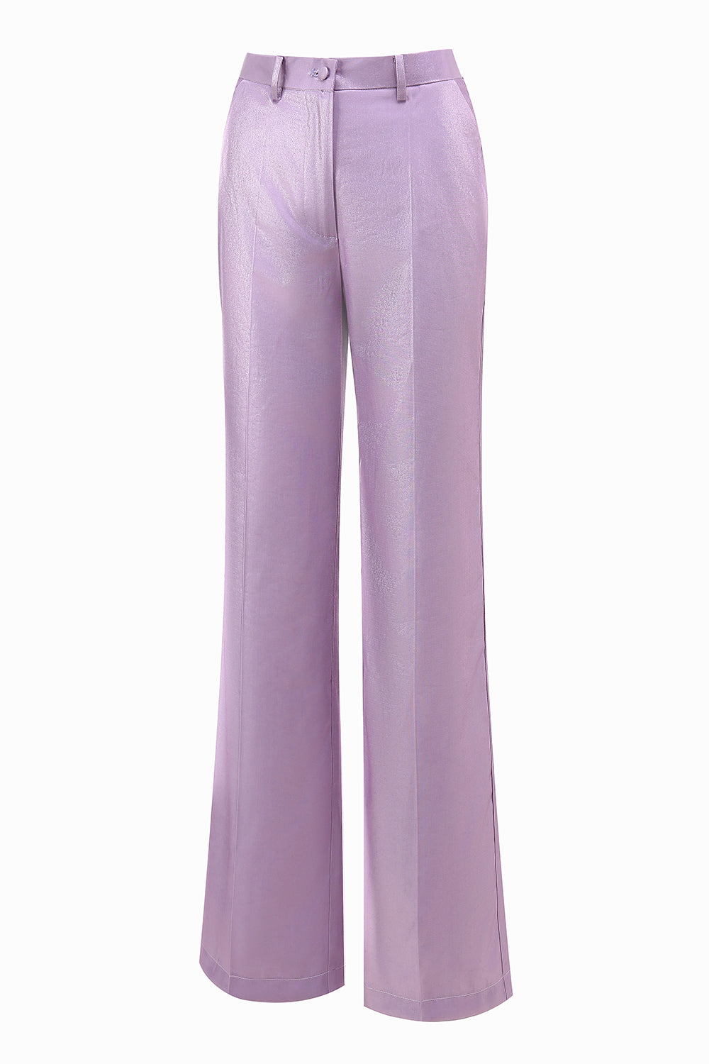 2 Piece Wisteria Satin Peak Lapel Women Prom Suits