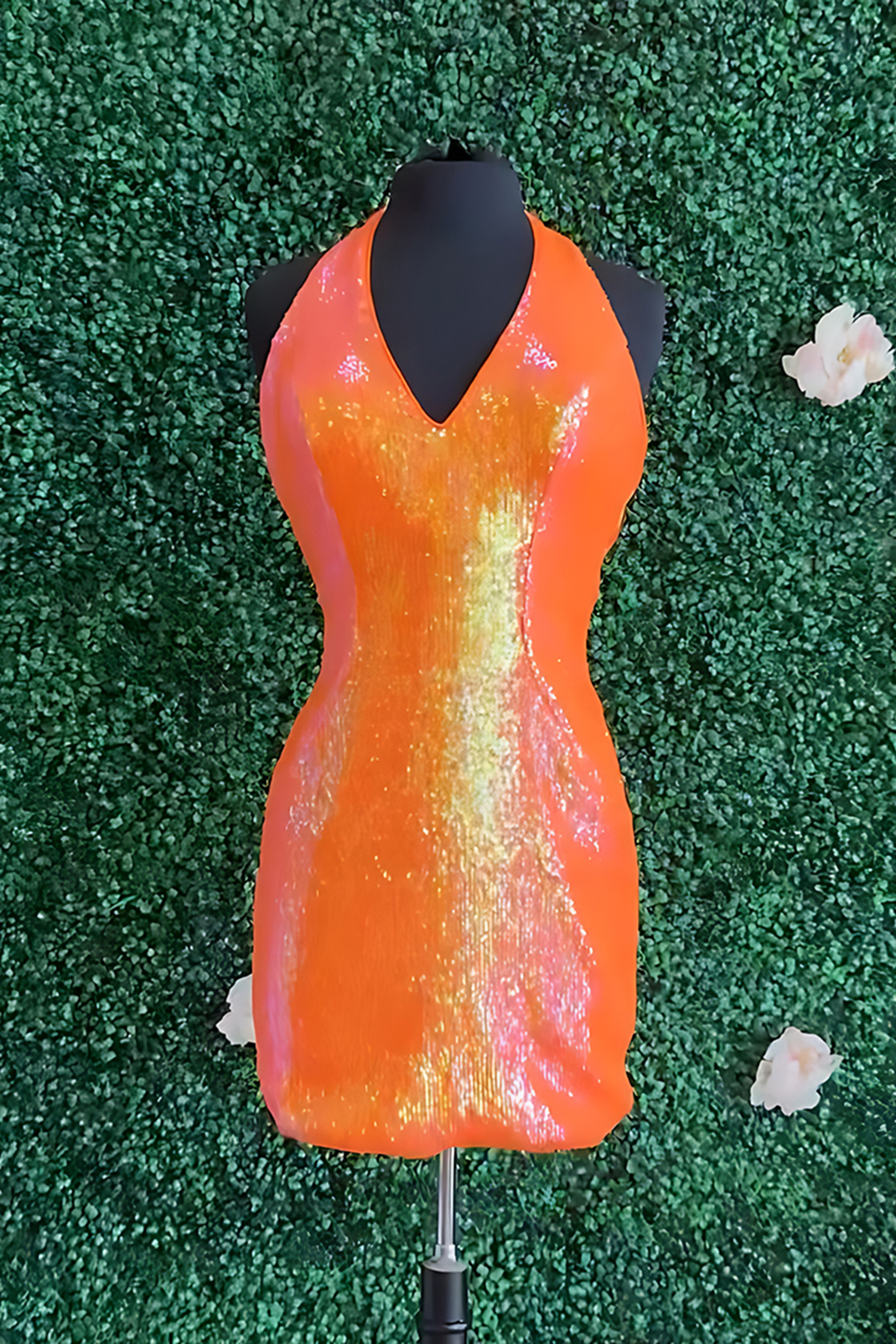 Sparkly Blue Bodycon Halter Short Corset Homecoming Dress with Detachable Cape