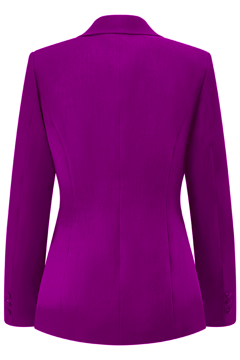 2 Piece Dark Fuchsia Notched Lapel Women Prom Party Suits