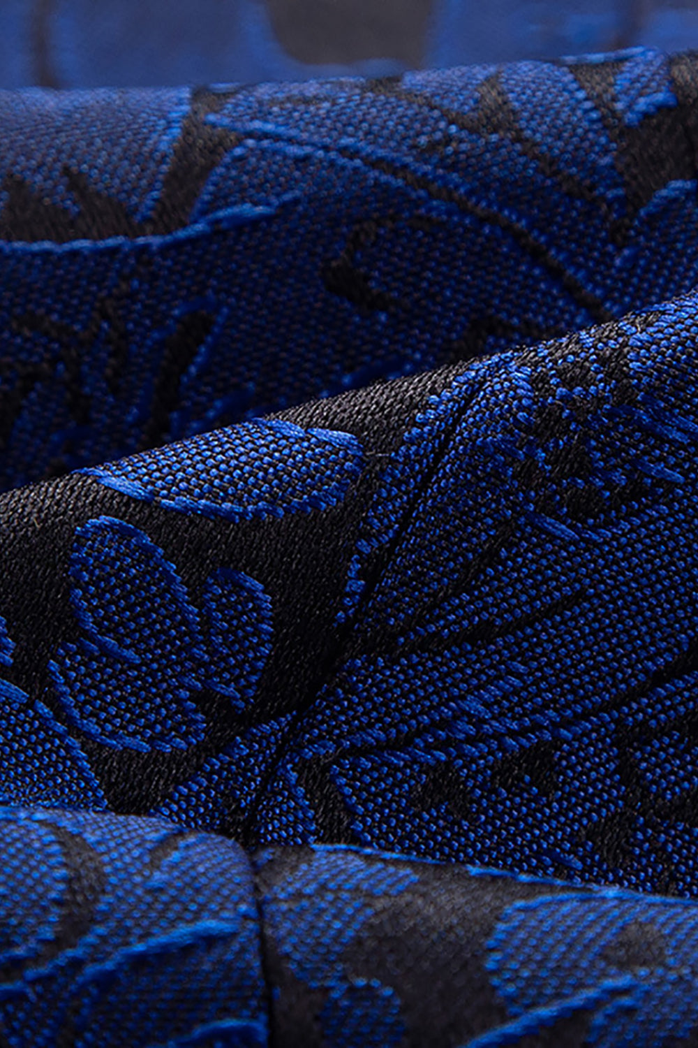 Blue 2 Piece Shawl Lapel Jacquard Prom Homecoming Men's Suits