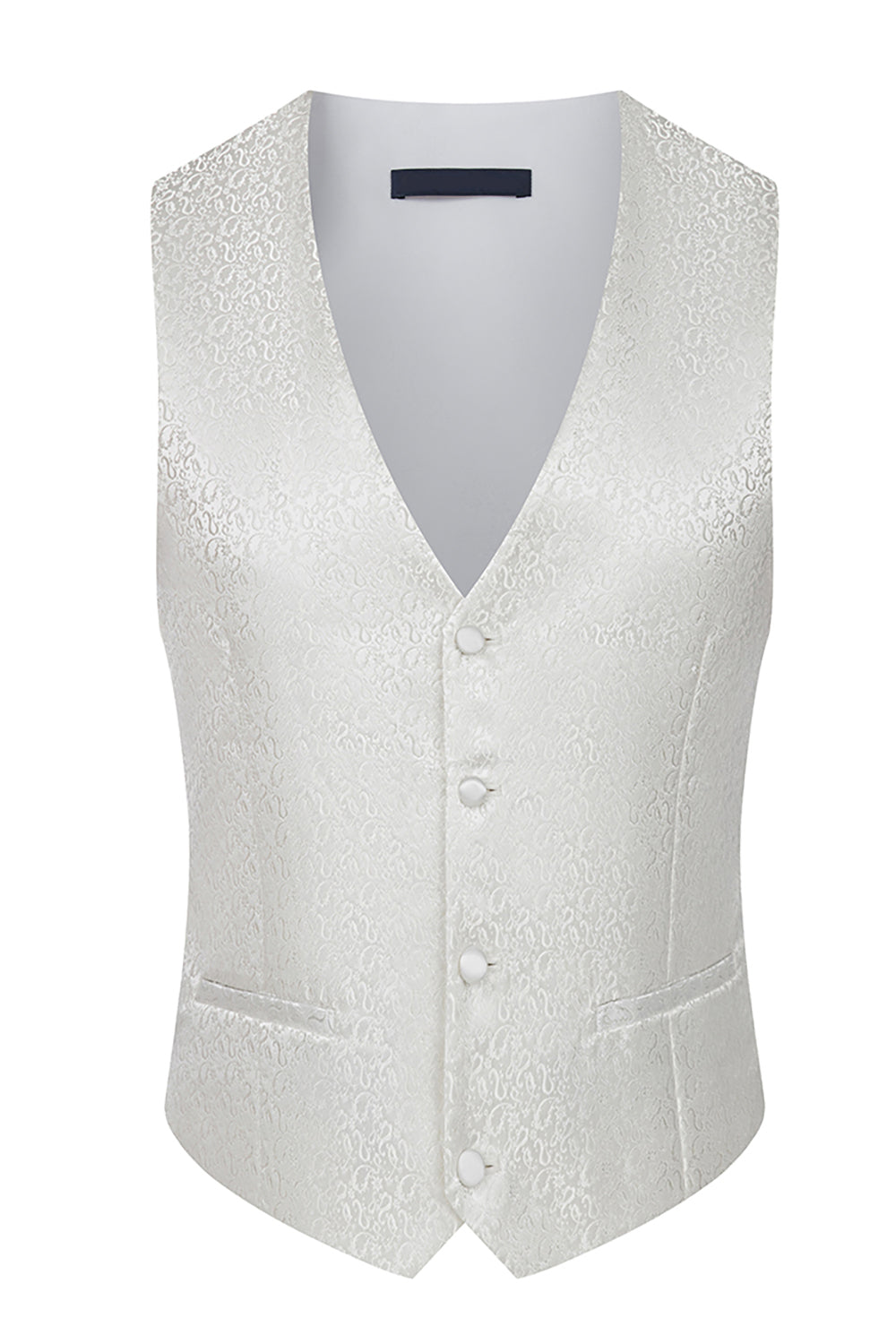 Khaki 3 Piece Double Breasted Jacquard Prom Homecoming Men's Suits