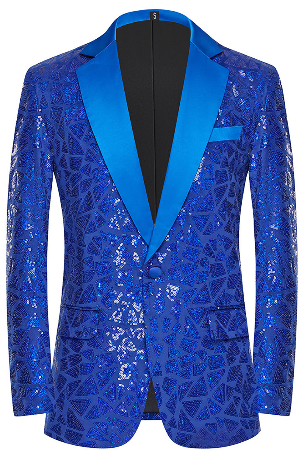 Sparkly Black Golden 2 Piece Sequins Prom Homecoming Men's Suits